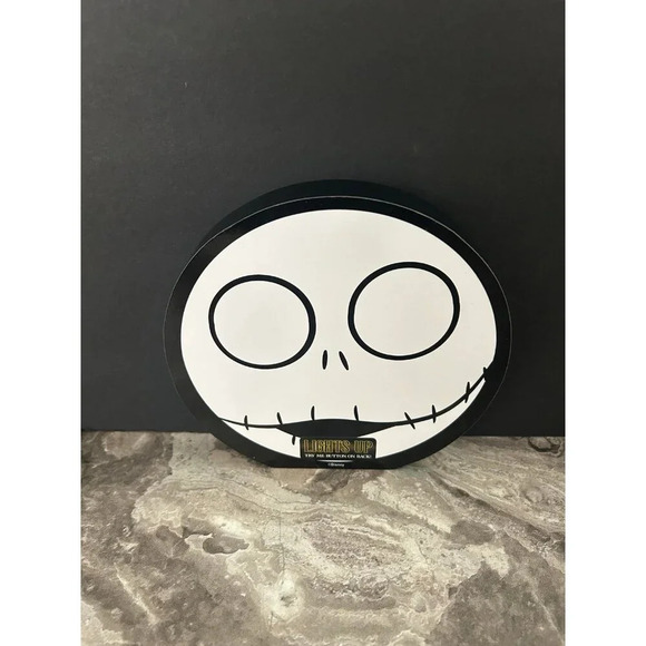 Nightmare before Christmas‎ 10 inch wood led sign new sign lights up - Picture 1 of 2